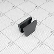 MON MARCHE DECO - Lot de 2 fonds de gouttière pour Gouttière PVC Moulurée - Anthracite - vignette