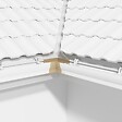 MON MARCHE DECO - Angle ext. 90° face plane / Angle int. 90° face galbée pour Gouttière PVC Moulurée - Sable - vignette