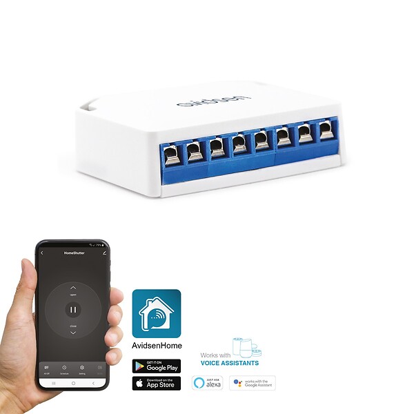 AVIDSEN - Motorisation connectée pour volet battant Avidsen Home Open W - large