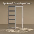 COULICOOL - Système à galandage avec Finition - Pour porte 63 cm - vignette
