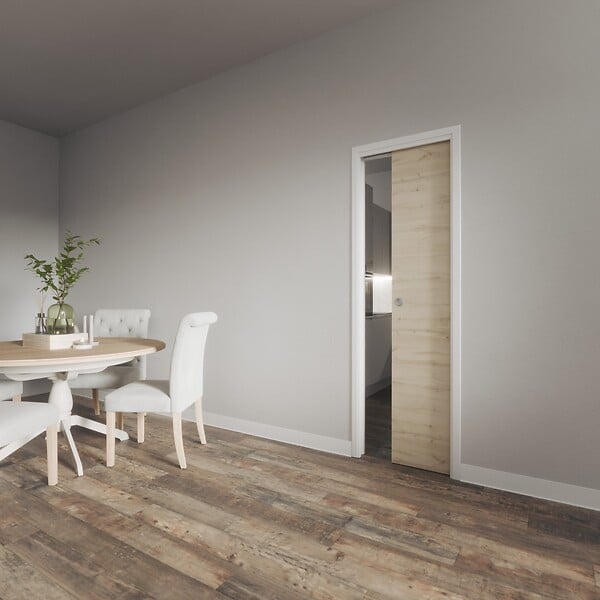 COULICOOL - Système à galandage avec Finition - Pour porte 63 cm - large