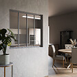 MON MARCHE DECO - Verrière Atelier 4 Carreaux - Déjà Montée - Gris - vignette