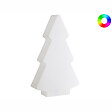 BELIANI - Lampadaire d'extérieur LED FINNAN 83 cm Arbre de Noël Blanc - vignette