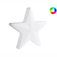 BELIANI - Lampadaire d'extérieur LED OLSAN 76 cm Étoile Blanc - vignette