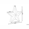 BELIANI - Lampadaire d'extérieur LED OLSAN 76 cm Étoile Blanc - vignette