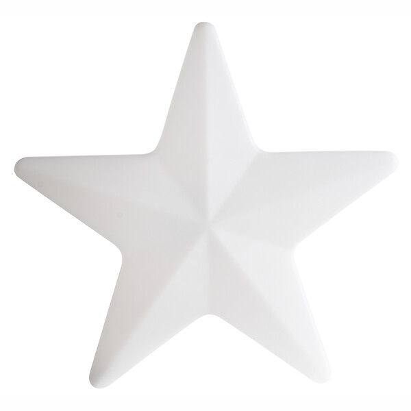 BELIANI - Lampadaire d'extérieur LED OLSAN 76 cm Étoile Blanc - large