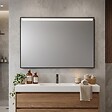 KIAMAMI VALENTINA - Miroir 100X70 Avec Bandeau Rétro-Éclairé Par Led - vignette