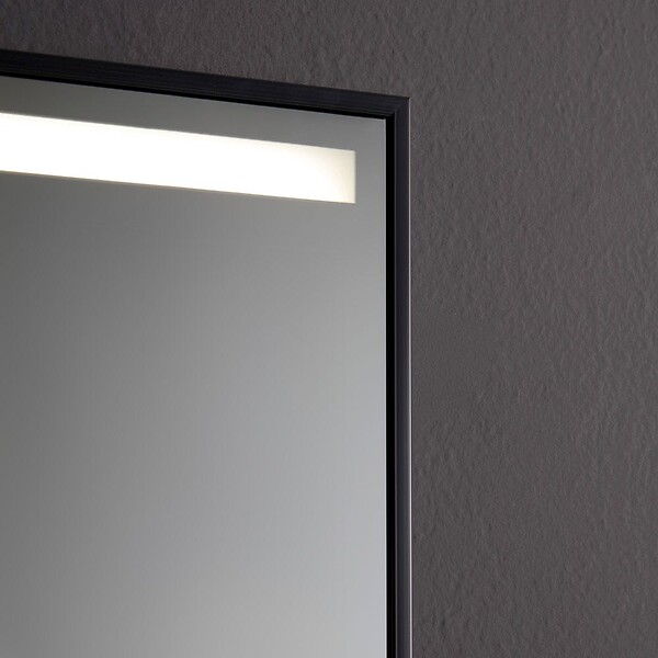 KIAMAMI VALENTINA - Miroir 100X70 Avec Bandeau Rétro-Éclairé Par Led - large