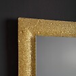 KIAMAMI VALENTINA - Miroir Avec Cadre En Verre Coulé Avec Grain D'or Réversible 90X62 - vignette