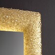 KIAMAMI VALENTINA - Miroir Avec Cadre En Verre Coulé Avec Grain D'or Réversible 90X62 - vignette