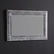 KIAMAMI VALENTINA - Miroir En Verre Fondu 90X62 Rétro-Éclairé Couleur Glace - vignette