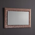 KIAMAMI VALENTINA - Miroir Avec Cadre En Perles De Verre Coulé Bronze Et Leds Intégrées 90X62 - vignette