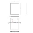 KIAMAMI VALENTINA - Miroir Rétro-Éclairé 60X80 Avec Cadre Pvc - vignette