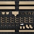 MON MARCHE DECO - Kit Gouttière PVC Moulurée dév 300 mm - Long. 8 m - Sable - vignette