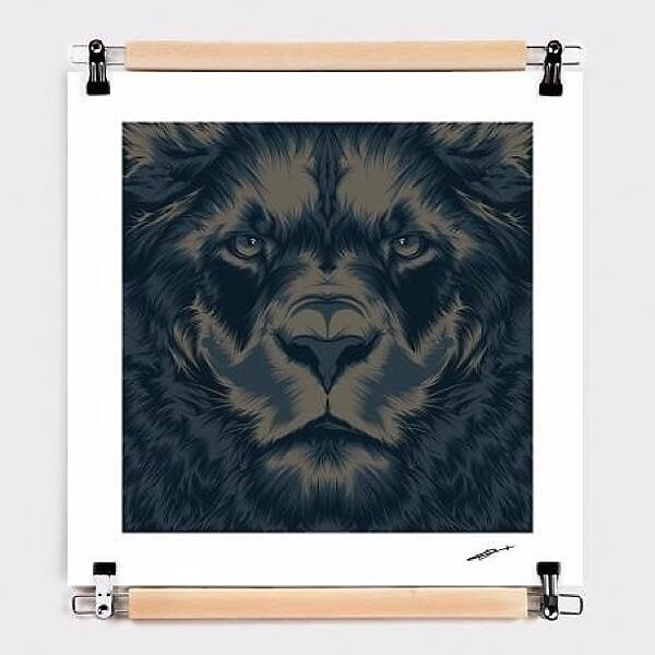 ARTITEQ - Porte Affiche Poster Pant - pince suspension de poster 60 cm - large