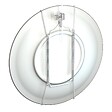 ARTITEQ - Crochet porte assiette 18 -25 cm - accrochage assiette au mur - vignette
