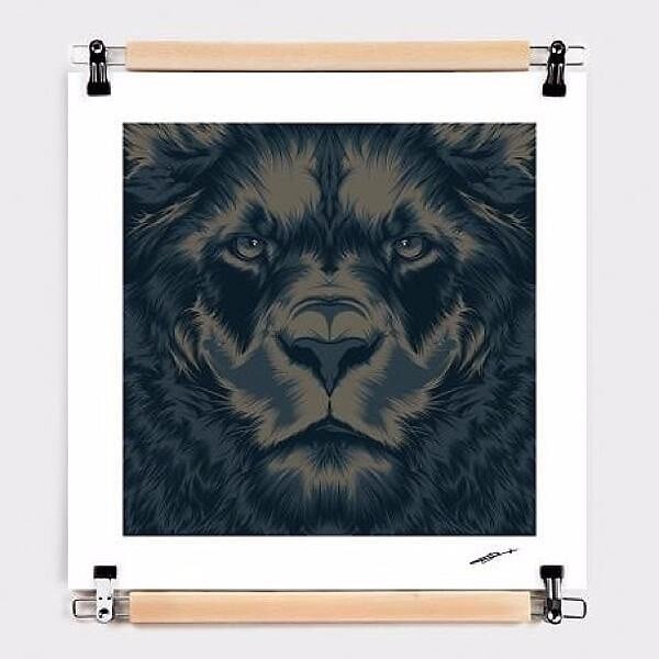 ARTITEQ - Porte Affiche Poster Pant - pince suspension de poster 80 cm - large