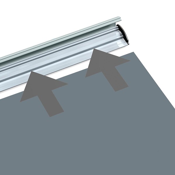 ARTITEQ - Porte affiche Poster-Snap clipsable - accrochage de poster suspendu 100 cm - large
