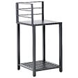 BELIANI - Cuisine d'extérieur 4 pièces avec évier VIGGIANO Gris graphite Métal - vignette