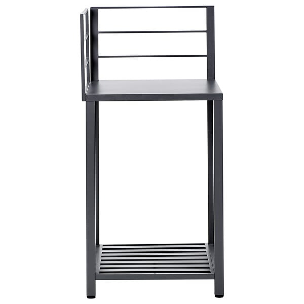 BELIANI - Cuisine d'extérieur 4 pièces avec évier VIGGIANO Gris graphite Métal - large