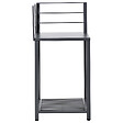 BELIANI - Cuisine d'extérieur 4 pièces avec évier VIGGIANO Gris graphite Métal - vignette