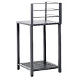 BELIANI - Cuisine d'extérieur 4 pièces avec évier VIGGIANO Gris graphite Métal - vignette
