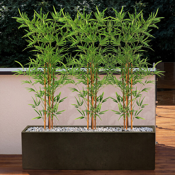 ID MARKET - Bambou artificiel hauteur 150 cm - large