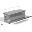 ID MARKET - Mangeoire XXL pour poules distributeur automatique à pédale en acier 10 KG - vignette