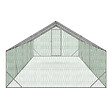ID MARKET - Enclos poulailler 30m² parc grillagé 10 x 3 M acier galvanisé - vignette
