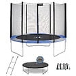 KANGUI - Trampoline rond Ø 250cm avec filet, échelle, bâche et kit ancrage - RALLI 250 - vignette