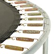 KANGUI - KANGUI Trampoline rond Bleu Ø360cm avec filet, échelle, bâche et kit ancrage - vignette