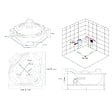 DISTRIBAIN - Baignoire balnéo angle Love story 42 jets - vignette