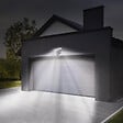 ID MARKET - Projecteur solaire 3 têtes 178 LED détecteur de mouvement - vignette
