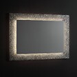 KIAMAMI VALENTINA - Miroir Avec Cadre Réversible En Perles De Verre Glacé 98X70 - vignette