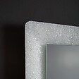 KIAMAMI VALENTINA - Miroir Blanc Encadré En Verre Fusionné Avec Grit Et Led 90X62 - vignette