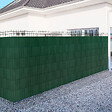 ID MARKET - Kit de lamelles occultantes PVC souples vertes horizontales 35 M - vignette