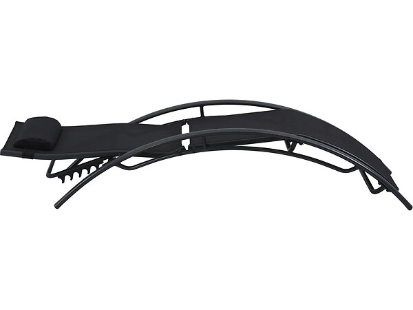 HABITAT ET JARDIN - Lot de 2 bains de soleil en aluminium Beauty "Phoenix" - Noir - large