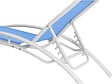 HABITAT ET JARDIN - Bain de soleil en aluminium "Beauty" - Phoenix - Bleu - Lot de 2 - vignette