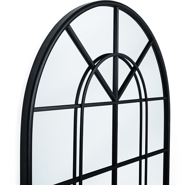 ID MARKET - Miroir verrière arche design industriel 80x100 cm - large