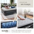 TECTAKE - Matelas gonflable AirDreams avec pompe électrique noir/blanc - vignette