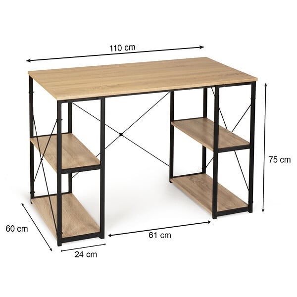 ID MARKET - Bureau double DETROIT design industriel - large