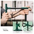 TECTAKE - Serre de jardin souple 2,04 m² 143x143x195cm vert - vignette