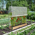 ID MARKET - Duo serres à tomates modulables spéciales croissance kit complet bâche + support - vignette