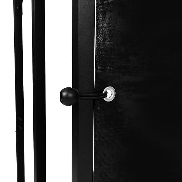 ID MARKET - Abri de stockage en acier galvanisé pour bûches L. 274 cm avec housse de protection - large