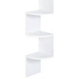 ID MARKET - Etagère murale d'angle ISA 5 niveaux blanche - vignette