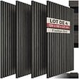 TECTAKE - Panneaux acoustiques SONIC WALL aspect bois chêne noir - vignette