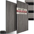 TECTAKE - Panneaux acoustiques SONIC WALL aspect bois chêne gris clair - vignette