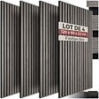 TECTAKE - Panneaux acoustiques SONIC WALL aspect bois chêne gris clair - vignette