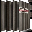 TECTAKE - Panneaux acoustiques SONIC WALL aspect bois Chêne gris - vignette