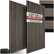 TECTAKE - Panneaux acoustiques SONIC WALL aspect bois Chêne gris - vignette